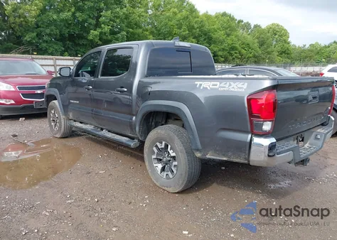 2018 Toyota Tacoma Dbl Cab/Sr/Trdspt/Or/Pro z USA, uszkodzony, nr VIN 3TMCZ5AN1JM178654